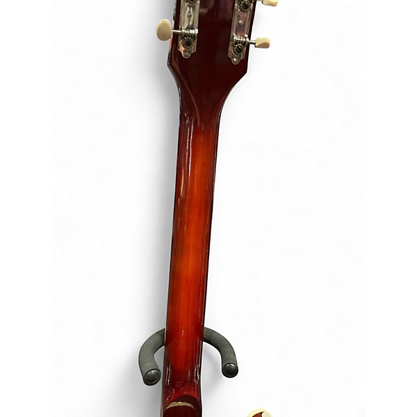 Vintage 1966 Harmony C72 2 Tone Sunburst Hollow Body Electric Guitar