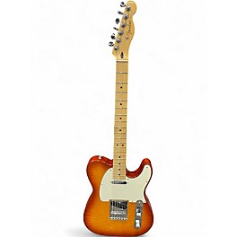 Used Fender Player Telecaster Plus Top Sienna Sunburst Solid Body Electric Guitar