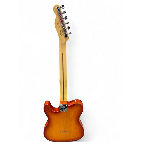 Used Fender Player Telecaster Plus Top Sienna Sunburst Solid Body Electric Guitar
