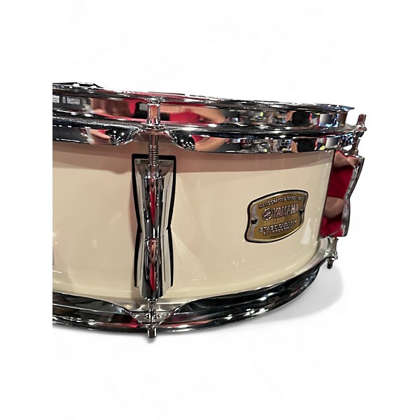 Used Yamaha 13X5 Stage Custom Snare Alpine White Drum