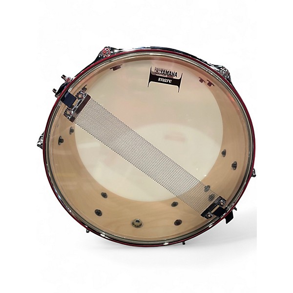 Used Yamaha 13X5 Stage Custom Snare Alpine White Drum