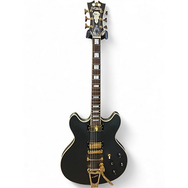 Used D'Angelico DELUXE GREY Hollow Body Electric Guitar