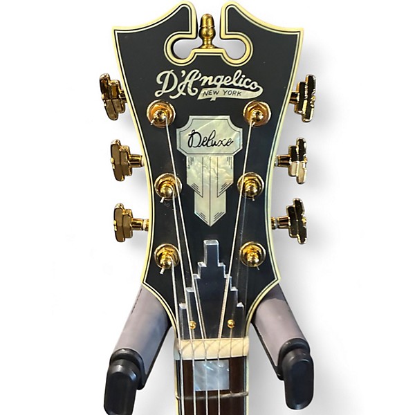 Used D'Angelico DELUXE GREY Hollow Body Electric Guitar