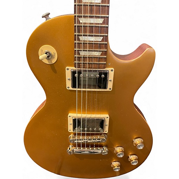 Used Gibson Les Paul Tribute Gold Top Solid Body Electric Guitar