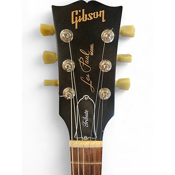 Used Gibson Les Paul Tribute Gold Top Solid Body Electric Guitar
