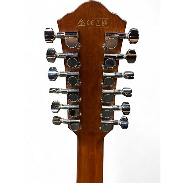 Used Ibanez AEG5012-DVH DARK VIOLIN SUNBURST 12 String Acoustic Electric Guitar