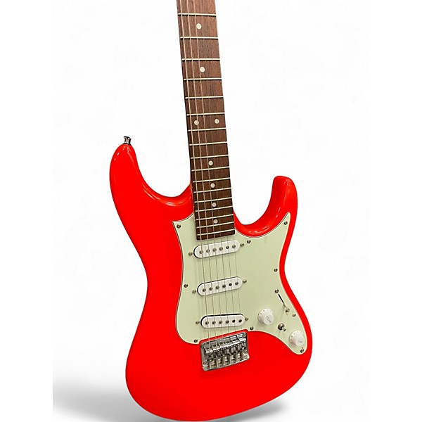 Used Ibanez AZES31 Fiesta Red Solid Body Electric Guitar