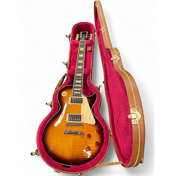 Used Gibson Les Paul Traditional 2 Color Sunburst Solid Body Electric Guitar