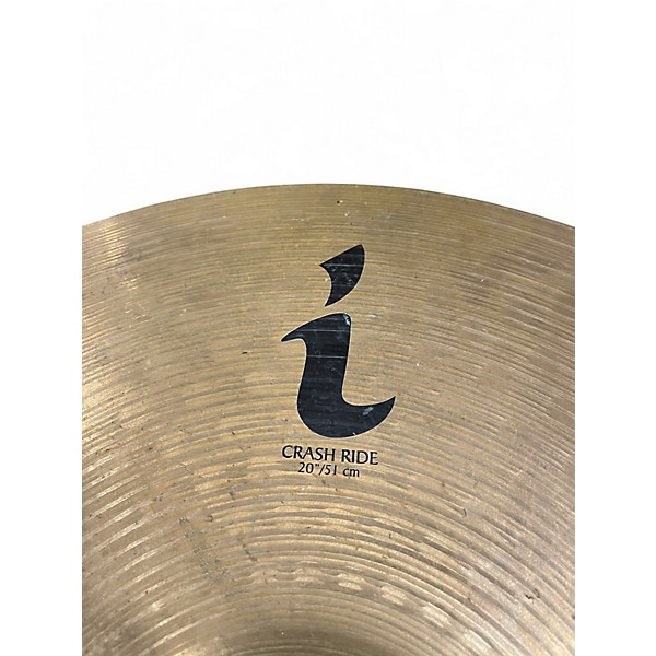Used Zildjian 20in I SERIES CRASH RIDE Cymbal