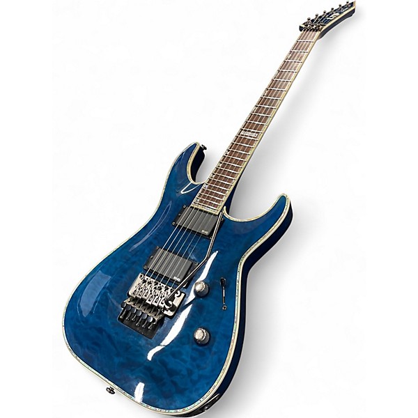 Used ESP LTD MH1000 BLUE Solid Body Electric Guitar