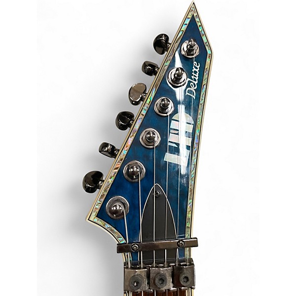 Used ESP LTD MH1000 BLUE Solid Body Electric Guitar