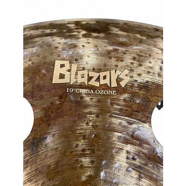 Used Omete 19in BLAZARS OZONE CHINA Cymbal