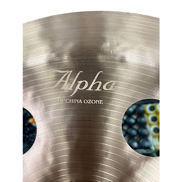 Used Omete 18in ALPHA OZONE CHINA Cymbal