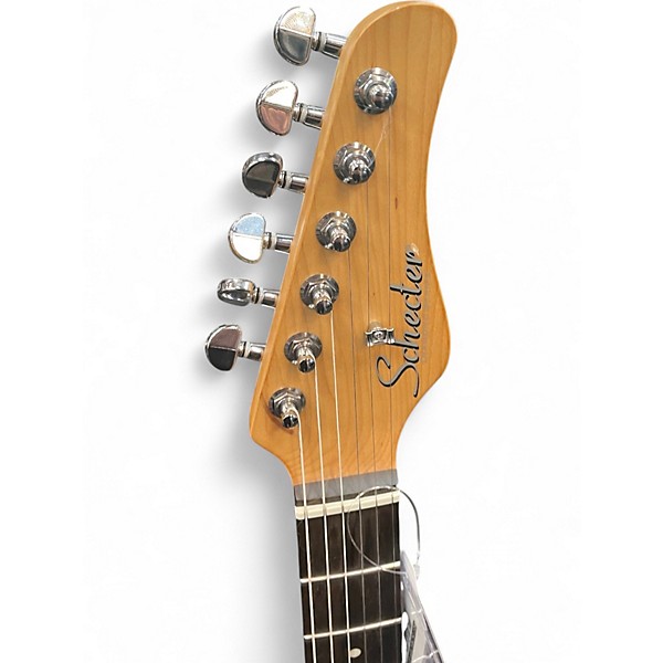 Used Schecter Guitar Research JACK FOWLER TRADITIONAL WHITE Solid Body Electric Guitar