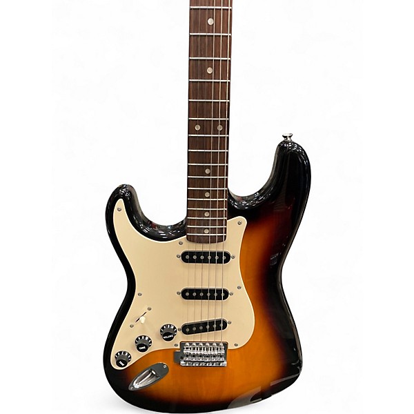 Used Squier Affinity Stratocaster Left Handed 2 Color Sunburst Electric Guitar