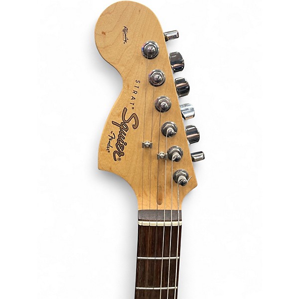 Used Squier Affinity Stratocaster Left Handed 2 Color Sunburst Electric Guitar