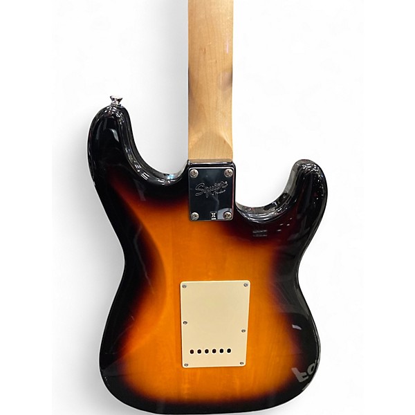 Used Squier Affinity Stratocaster Left Handed 2 Color Sunburst Electric Guitar