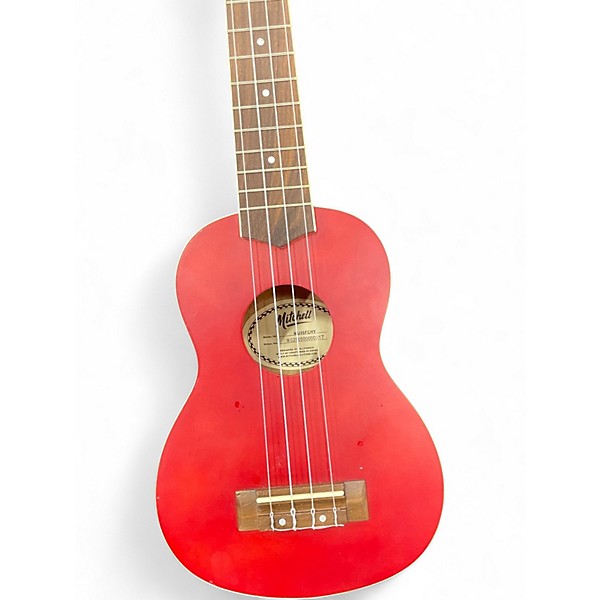 Used Mitchell mu45 Red Ukulele