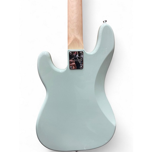 Used Squier Precision Bass Mint Green Electric Bass Guitar