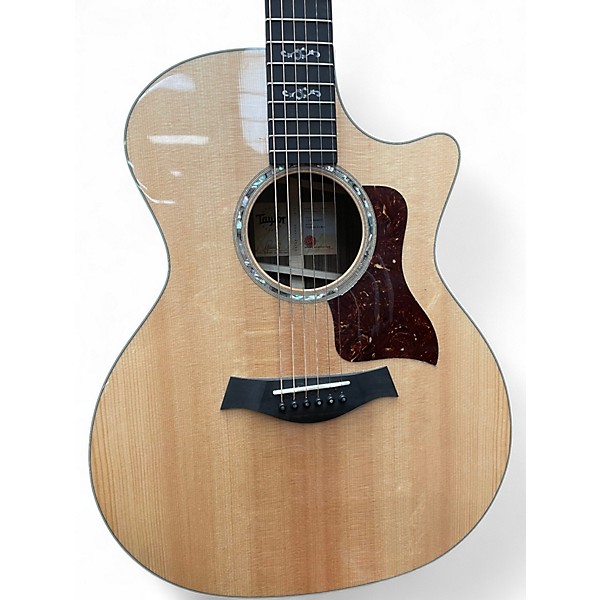 Used Taylor Custom 414CE Natural Acoustic Electric Guitar