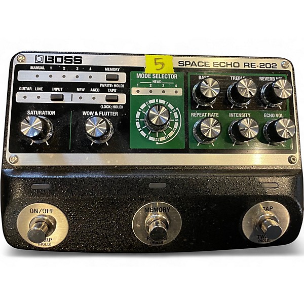 Used BOSS RE202 Effect Pedal