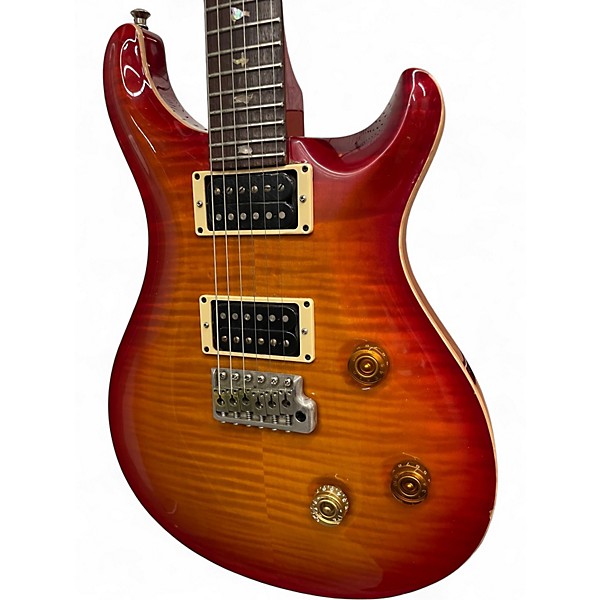 Used 2000 PRS Custom 24 10 Top 2 Tone Sunburst Solid Body Electric Guitar