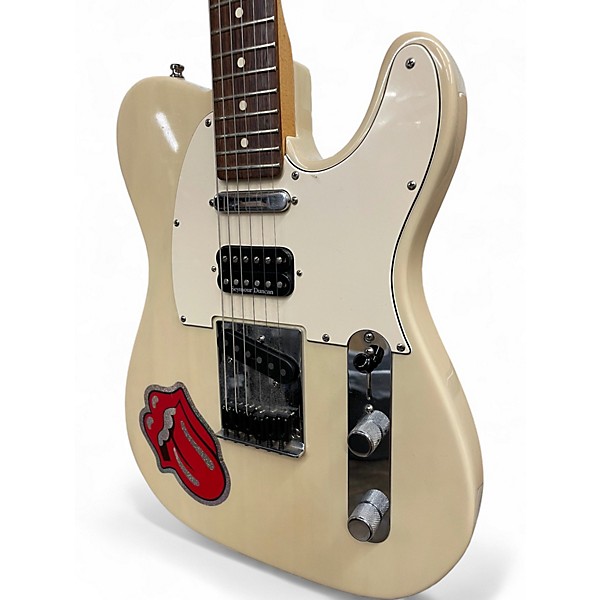 Used Fender American Standard Telecaster Trans Olympic White Solid Body Electric Guitar