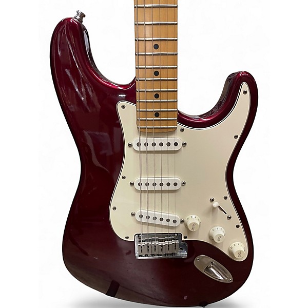 Used 1989 Fender American Standard Stratocaster Midnight Wine Solid Body Electric Guitar