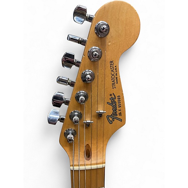 Used 1989 Fender American Standard Stratocaster Midnight Wine Solid Body Electric Guitar