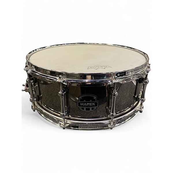 Used Mapex 14in ARMORY SERIES TOMAHAWK SNARE Black Chrome Drum