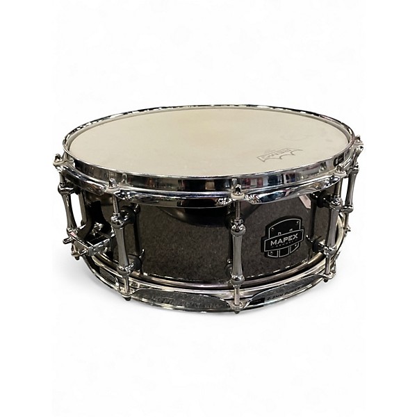 Used Mapex 14in ARMORY SERIES TOMAHAWK SNARE Black Chrome Drum