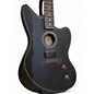Used Fender ACOUSTASONIC JAZZMASTER Black Acoustic Electric Guitar