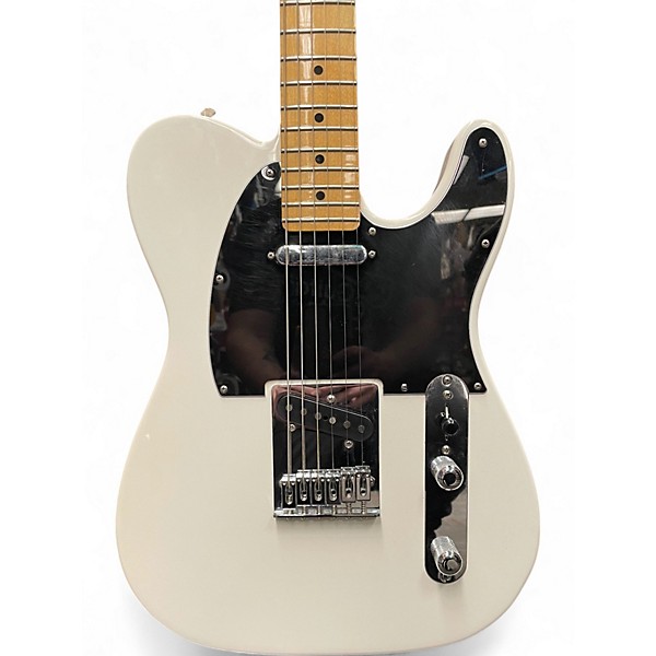 Used 2012 Fender Player Telecaster Polar White Solid Body Electric Guitar