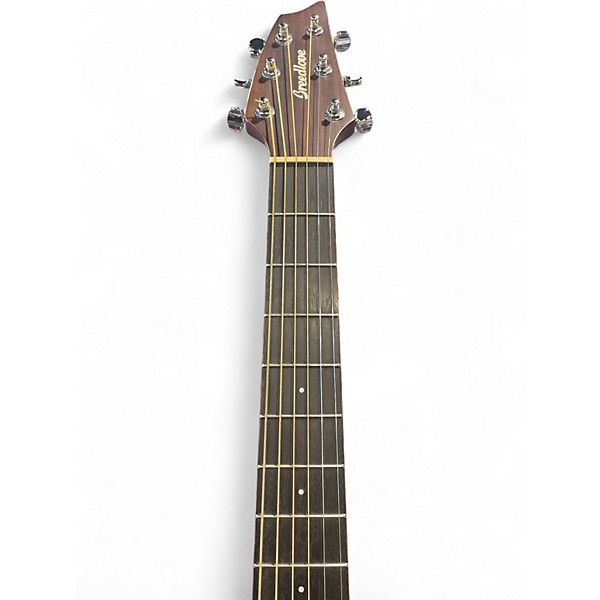 Used Breedlove Discovery Concert Cutaway Brown Acoustic Electric Guitar