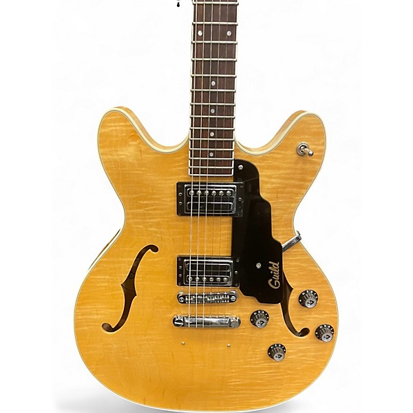 Used Guild Starfire 4 Natural Maple Hollow Body Electric Guitar