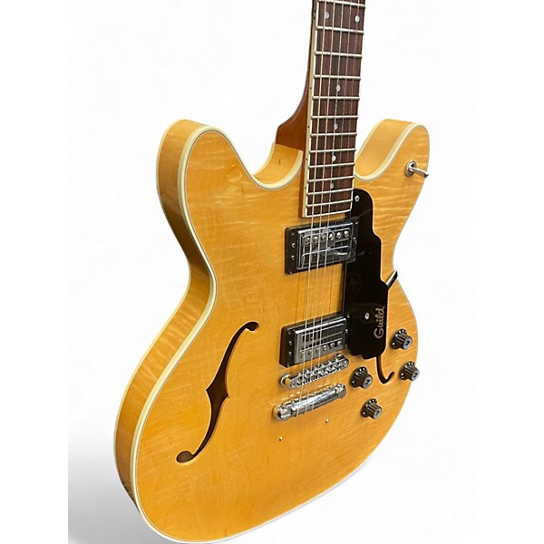 Used Guild Starfire 4 Natural Maple Hollow Body Electric Guitar