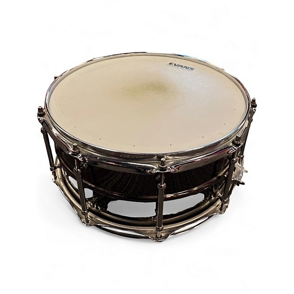 Used Pork Pie USA 14in BIG BLACK Silver Drum