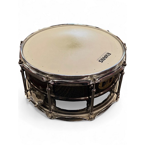 Used Pork Pie USA 14in BIG BLACK Silver Drum