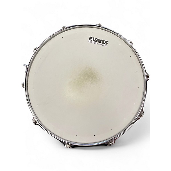 Used Pork Pie USA 14in BIG BLACK Silver Drum