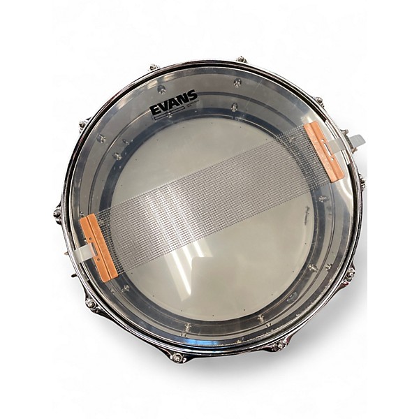Used Pork Pie USA 14in BIG BLACK Silver Drum