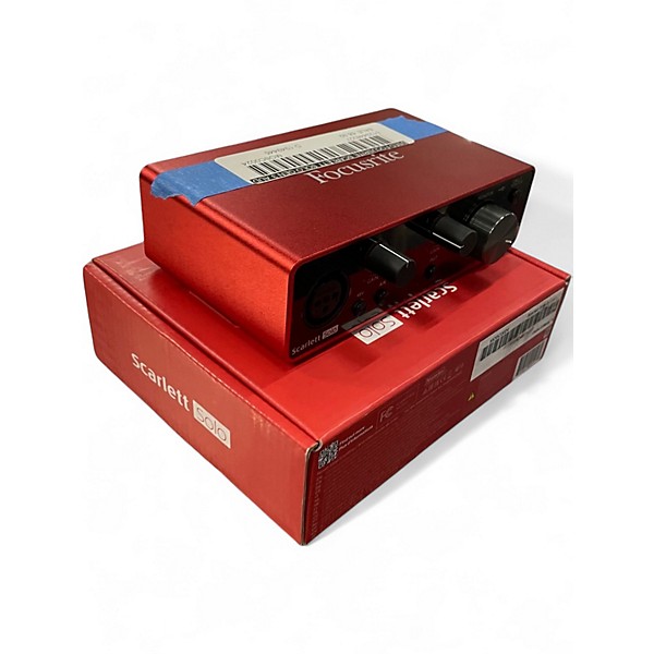 Used Focusrite Scarlett Solo Gen 3 Audio Interface