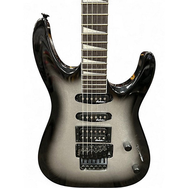 Used Jackson JS34 SILVER BURST Solid Body Electric Guitar