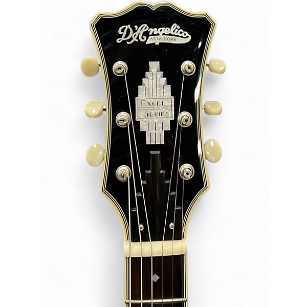 Used D'Angelico excel dc tour slate blue Hollow Body Electric Guitar