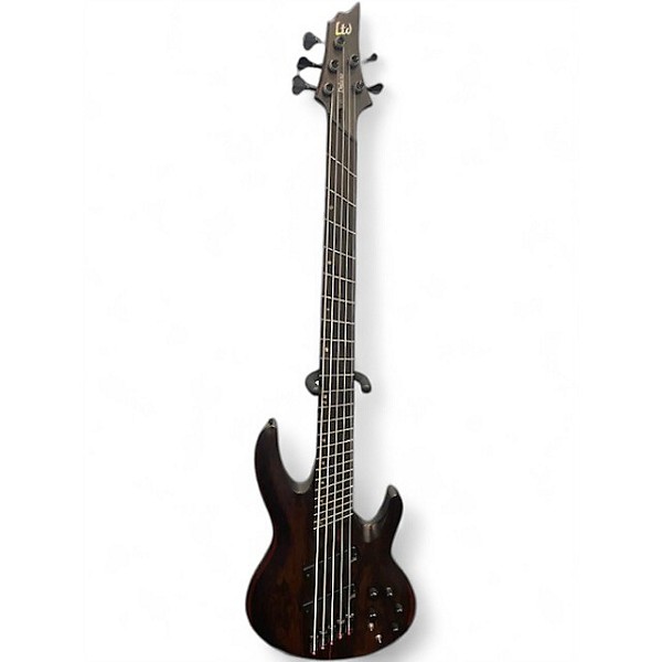 Used ESP LTD B1005MS Walnut Electric Bass Guitar