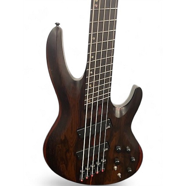 Used ESP LTD B1005MS Walnut Electric Bass Guitar