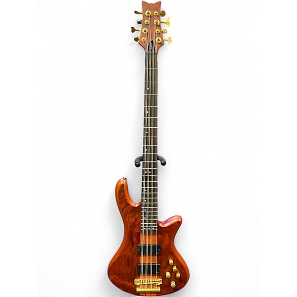 Used Schecter Guitar Research STUDIO-8 Natural Electric Bass Guitar