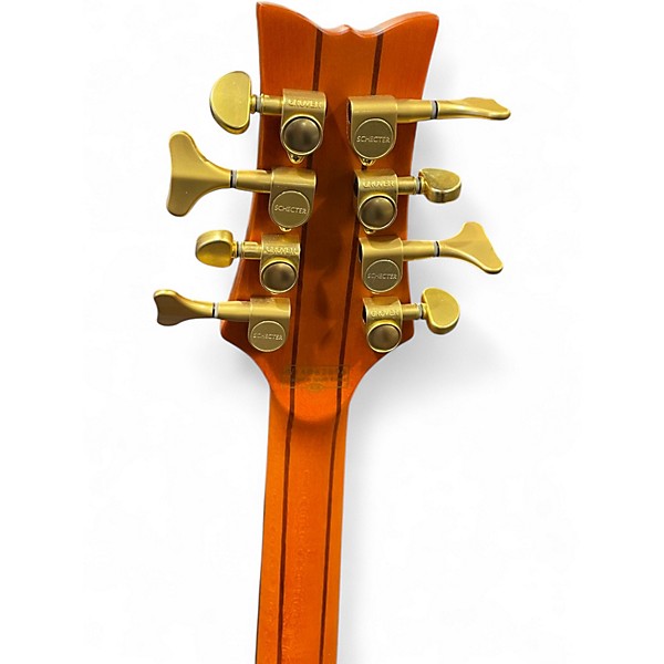 Used Schecter Guitar Research STUDIO-8 Natural Electric Bass Guitar