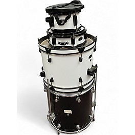 Used SPL 4 Piece 4PC MAPLE Classic White Drum Kit