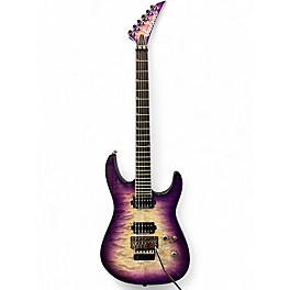Used Jackson SL2Q Pro Series Soloist purple phaze Solid Body Electric Guitar