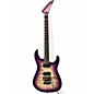 Used Jackson SL2Q Pro Series Soloist purple phaze Solid Body Electric Guitar